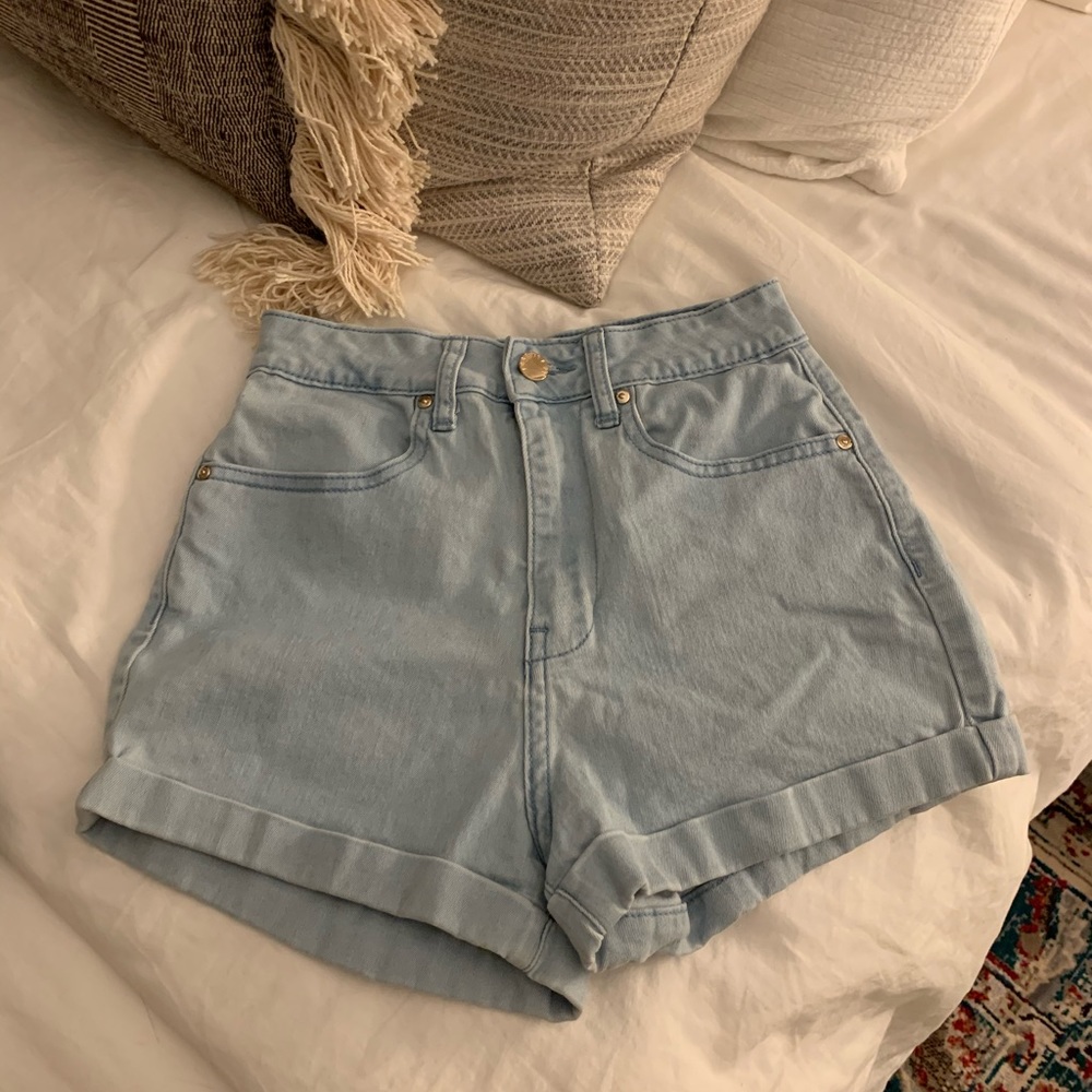 High waisted Denim Shorts